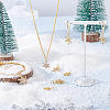 12Pcs 6 Styles Brass Micro Pave Clear Cubic Zirconia Pendants KK-GA0001-93-4