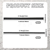 10Pcs 2 Styles Resin Firm Headband Non-slip Strip FIND-SP0020-61-2