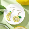 Glass Seed Beads Dangle Earrings EJEW-MZ00500-1