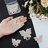 10Pcs 2 Styles Glass Rhinestone Car Stickers STIC-GF0001-42A-3