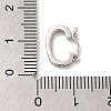 Rhodium Plated 925 Sterling Silver Twister Clasps LS-STER-E056-026P-A-3