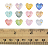 360Pcs 11 Colors Frosted Transparent Acrylic Beads OACR-FS0002-30-5