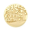 Halloween Series Wax Seal Brass Stamp Heads LS-AJEW-M039-01D-2