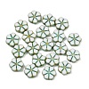 Czech Pressed Glass Beads GLAA-I061-01A-1