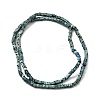 Electroplated Natural Lava Rock Beads Strands G-Q1009-B01-02F-2
