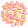 100Pcs 2 Styles  Transparent Acrylic Beads OACR-SC0002-41A-1