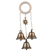 Iron Bell Pendant Decoration HJEW-JM02480-1