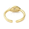 Evil Eye Real 18K Gold Plated Cuff Rings for Women Gift LS-ZIRC-C021-08G-2
