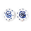 Handmade Porcelain Beads X-PORC-T134-11-3