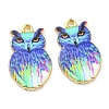 Printed Alloy Pendants ENAM-D051-16G-08-2