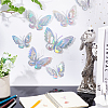 CREATCABIN 3Sets 3D Butterfly PVC Mirrors Wall Stickers DIY-CN0001-86B-5