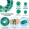 2 Strands 2 Styles Natural Dragon Veins Agate Beads Strands G-TA0002-58-5