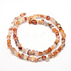 Dyed Natural Carnelian Beads Strands G-F465-22-3