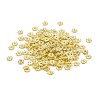 (Defective Closeout Sale: Uneven Electroplating) Alloy Daisy Spacer Beads FIND-XCP0001-90-1