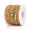 Brass Rectangle Link Chains CHC-T018-49G-2