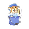 50Pcs 50 Styles Paper Corgi Dog Cartoon Stickers Sets STIC-P004-23G-3