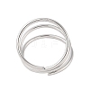 Non-Tarnish 304 Stainless Steel Multi-layer Open Cuff Ring for Women STAS-S125-11P-3