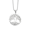 Non-Tarnish 201 Stainless Steel Pendant Necklaces for Man NJEW-Q336-04C-P-1