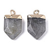 Natural Labradorite Pointed Pendants X-G-N326-34C-2