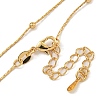 Brass Cardano Chain Necklaces for Women NJEW-U011-04G-2