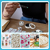 2Pcs 2 Styles Alloy Loose Diamnond Gemstone Display Boxes CON-PH0003-17P-5