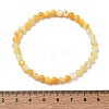 5MM Natural Yellow Shell Round Beaded Stretch Bracelets SH-CBACA76-18A-5