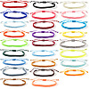 26Pcs Braided Nylon Cord Adjustable Bracelets Set for Women Men XS3159-1-5