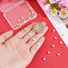 30Pcs 2 Colors Brass Beads KK-BBC0028-27-3