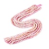 Anti-Tarnish Electroplate Glass Beads Strands EGLA-ZX010-6mm-04-3