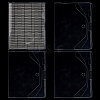 Rectangle A5 PVC Book Covers OFST-WH0050-012-6
