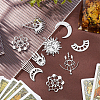 SUNNYCLUE 16Pcs 8 Style 201 Stainless Steel Pendants STAS-SC0003-89-4