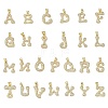 Brass Micro Pave Cubic Zirconia Pendants KK-L243-32G-1