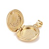 Brass Micro Pave Cubic Zirconia Locket Pendants KK-A161-42A-G-3