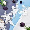 2 Sets Polyester Computerized Embroidery Cloth Iron on/Sew on Patches DIY-GF0005-87-6
