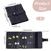 1Pc PU Leather Earring Organizer Book ABAG-CL0001-71-2
