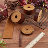 2M Flat AB Grade Cowhide Leather Cord AJEW-WH0479-73C-04-4