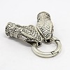 Snake Head Alloy Spring Gate Rings X-PALLOY-L126-02AS-1