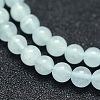 Natural Aquamarine Beads Strands G-P342-10-4mm-A-3