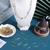 400Pcs 2 Colors Brass Tube Beads KK-SC0005-05-4
