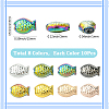 80Pcs 8 Colors Electroplate Glass Beads EGLA-SC0001-54B-2