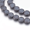 Non-magnetic Synthetic Hematite Bead Strands G-I208-10F-A-2
