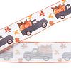 5 Yards Thanksgiving Day Printed Polyester Wired Ribbon LS-OCOR-K009-01C-1