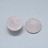 Natural Rose Quartz Cabochons G-F656-02B-2