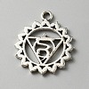 Chakra Zinc Tibetan Style Alloy Pendants LS-FIND-WH0137-05E-AS-1