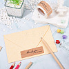 2 Rolls Rectangle Thank You Theme Paper Stickers DIY-TA0013-47C-5