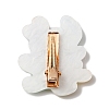 Ocean Theme Coral Acrylic Alligator Hair Clips LS-OHAR-A009-01A-2