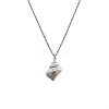 Minimalist Stainless Steel Ocean Shell Pendant Necklaces for Women Daily and Vacation Wear HQ0639-2-1