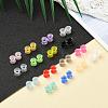 32Pcs 16 Colors Silicone Glitter Thin Ear Gauges Flesh Tunnels Plugs FIND-YW0001-19A-8