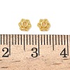 Flower Brass Bead Caps KK-P342-03G-3