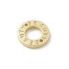 Brass Connector Charms KK-E791-23G-2